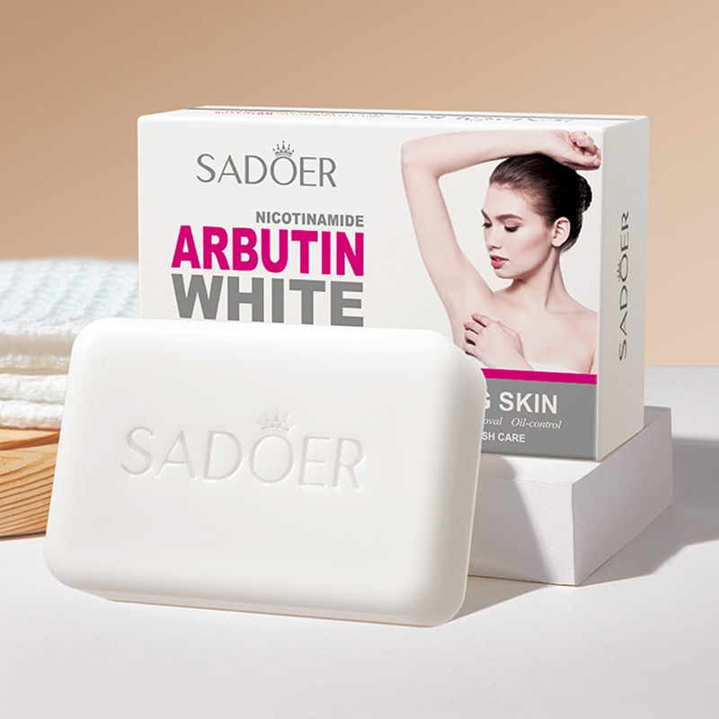 Salicylic Acid Cleanser - SADOER Niacinamide Arbutin Facial Soap Moisturizing