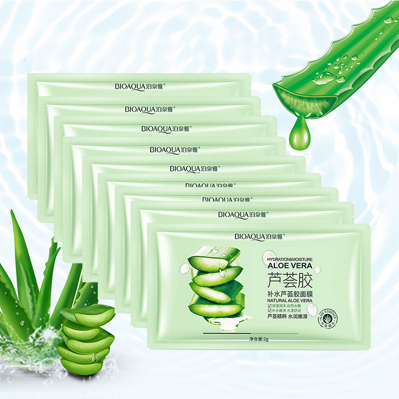 Collagen Sheet Mask - 10 Chiếc Lô Hội Keo Mặt