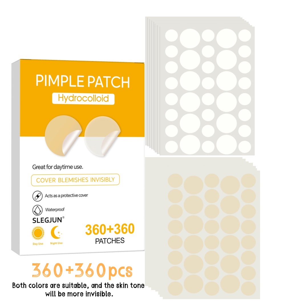 Skincare Moisturizer - 360 Pcs Round Hydrocolloid Acne Patches