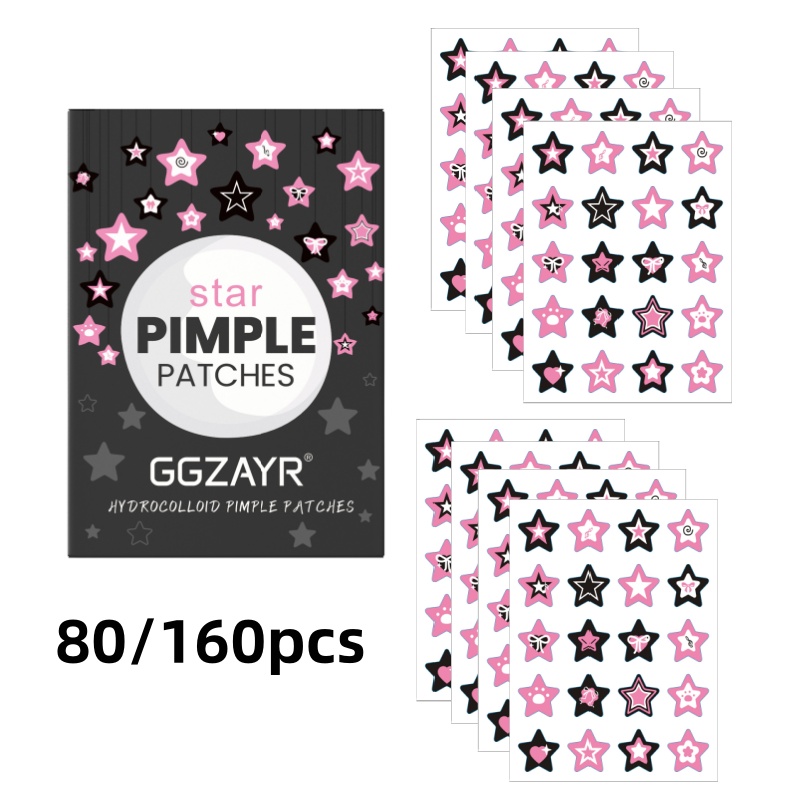 Skincare You - 80/160pcs Star Acne Patch Set –