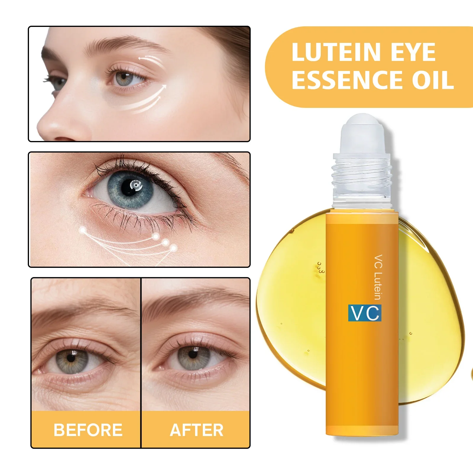 Caffeine Eye Serum - Vitamin C Eye Treatment Oil 10ml