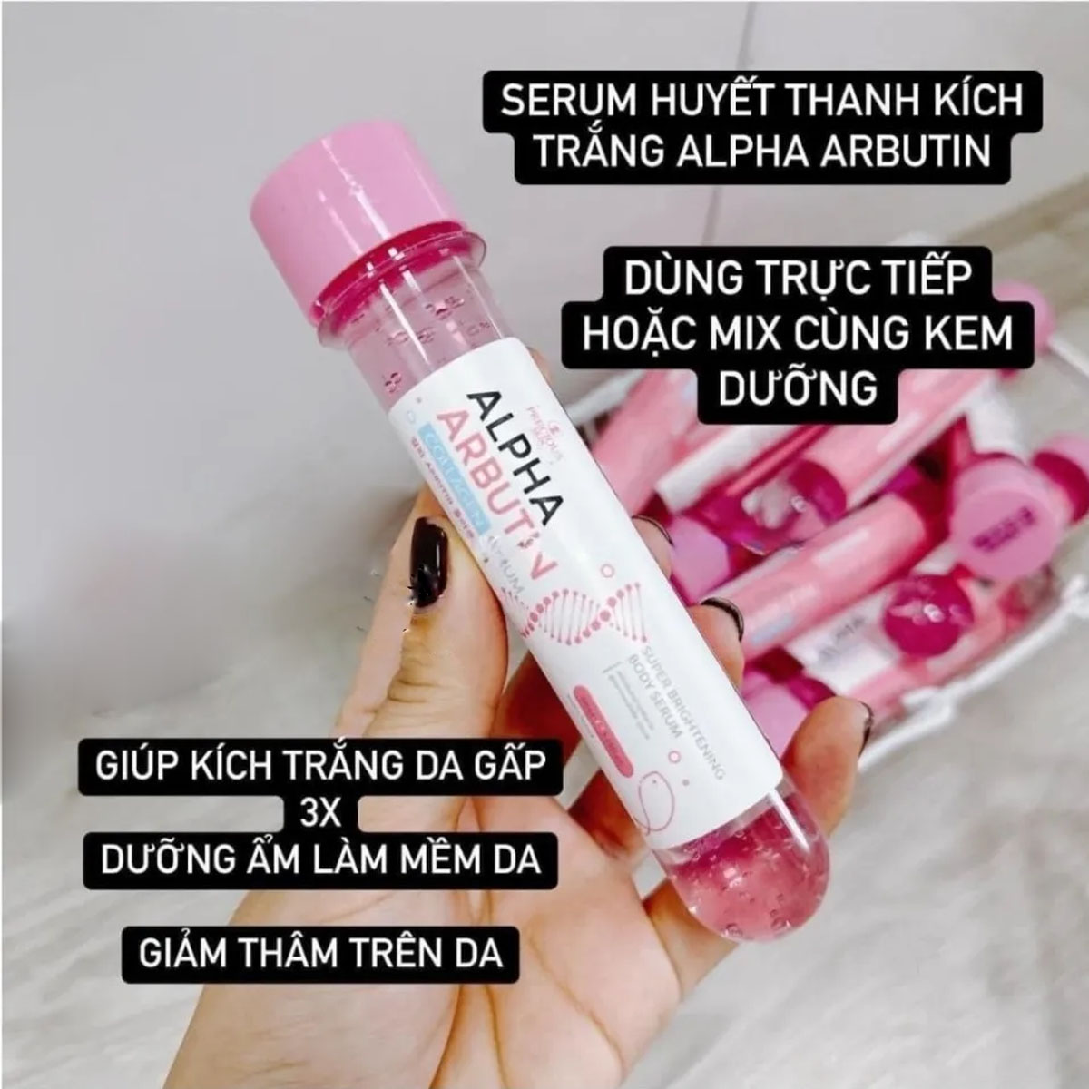 Alpha Arbutin Serum - Ống Serum kích trắng da Alpha