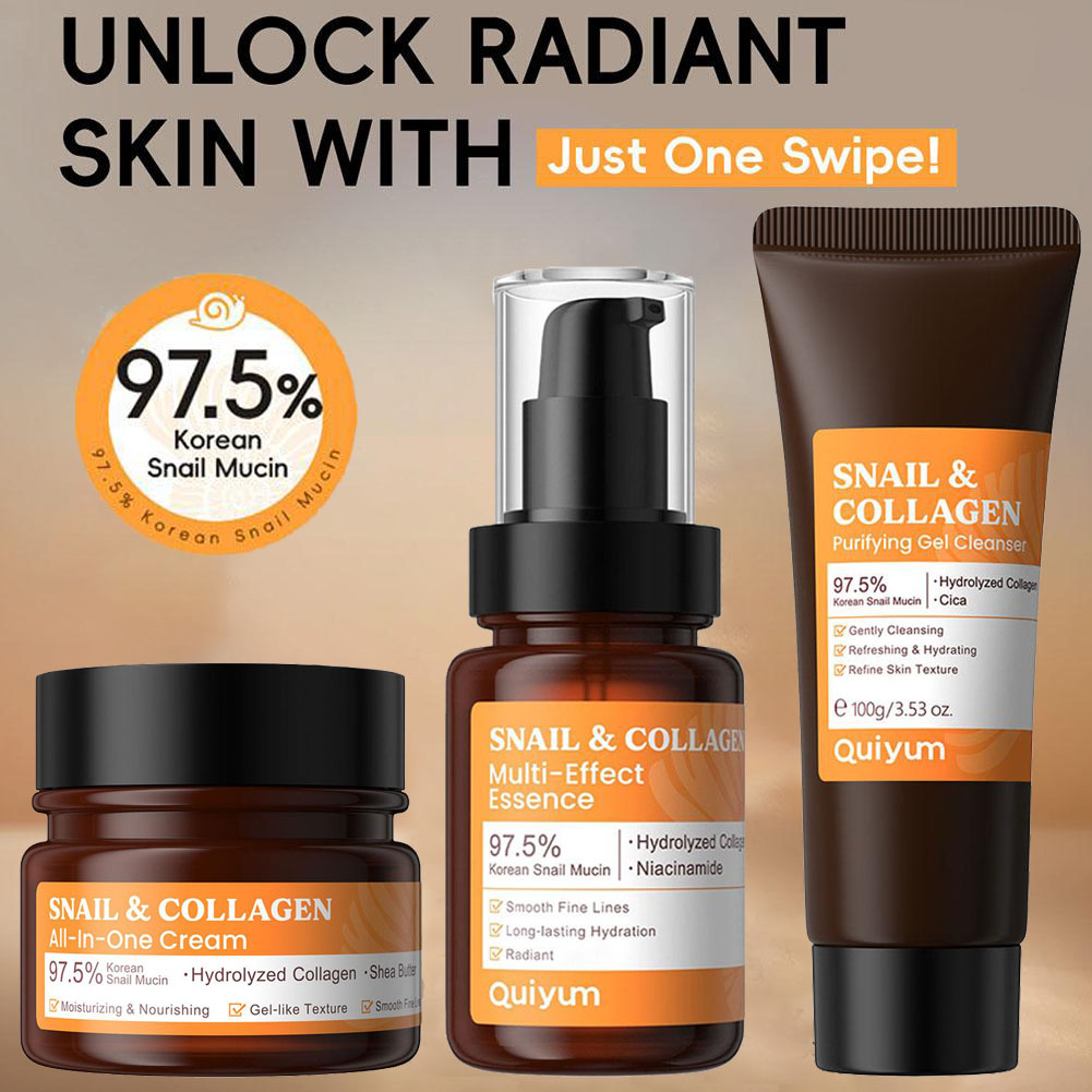 Snail Mucin Essence - Snail Mucin & Collagen Multi‑Effect Essence