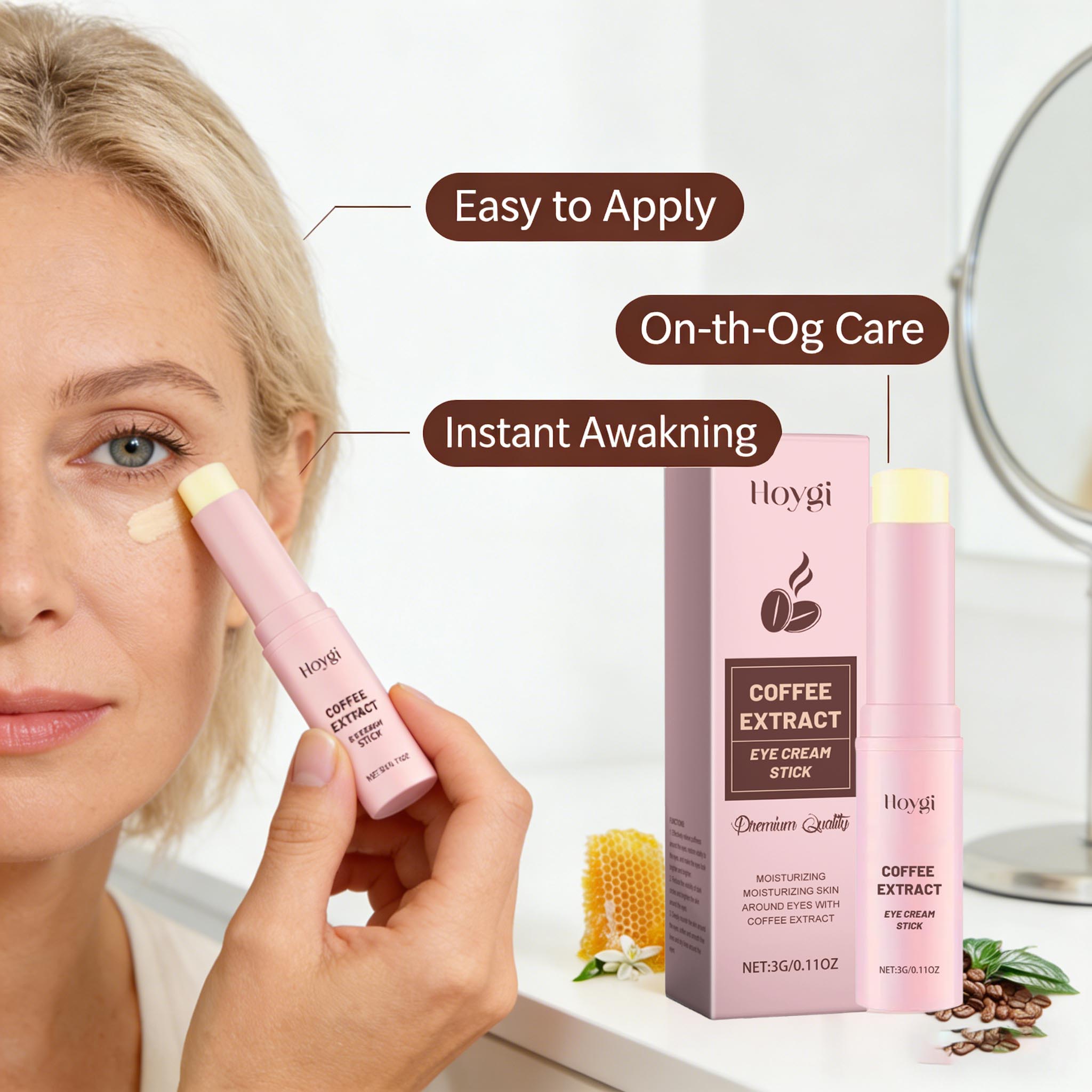 Instant Awakening Caffeine Eye - đánh giá và giá Caffeine Eye Serum