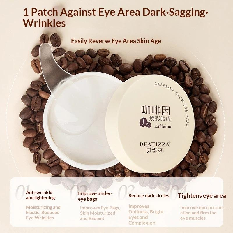 Caffeine Under Eye Mask Anti W - đánh giá và giá Collagen Sheet Mask