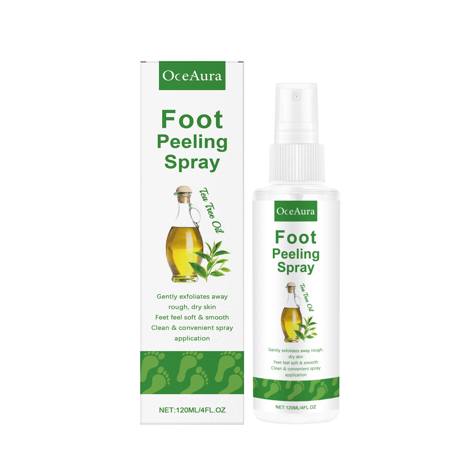 OceAura Foot Peeling Spray Sal - đánh giá và giá Salicylic Acid Cleanser