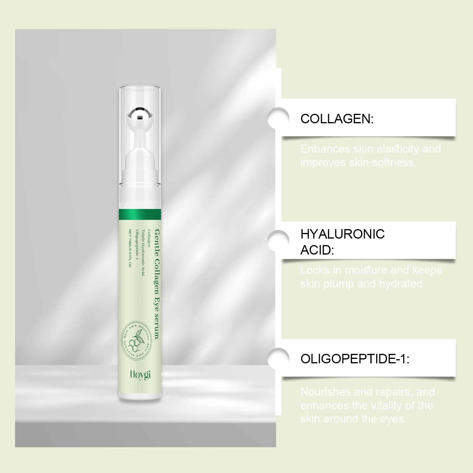 HOYGI Collagen Eye Serum Anti  - đánh giá và giá Caffeine Eye Serum