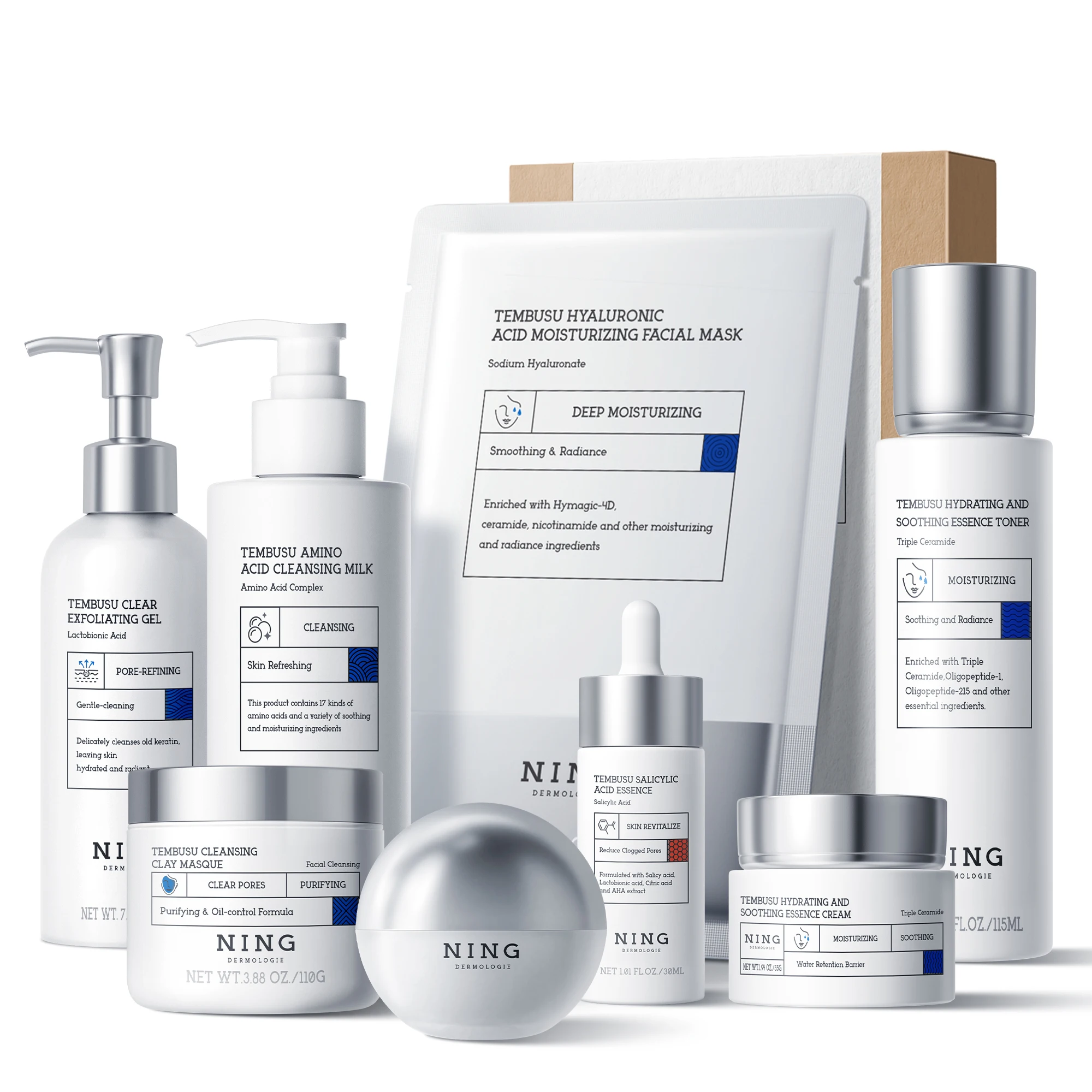 Tembusu Essence Skin Care Set  - đánh giá và giá Salicylic Acid Cleanser