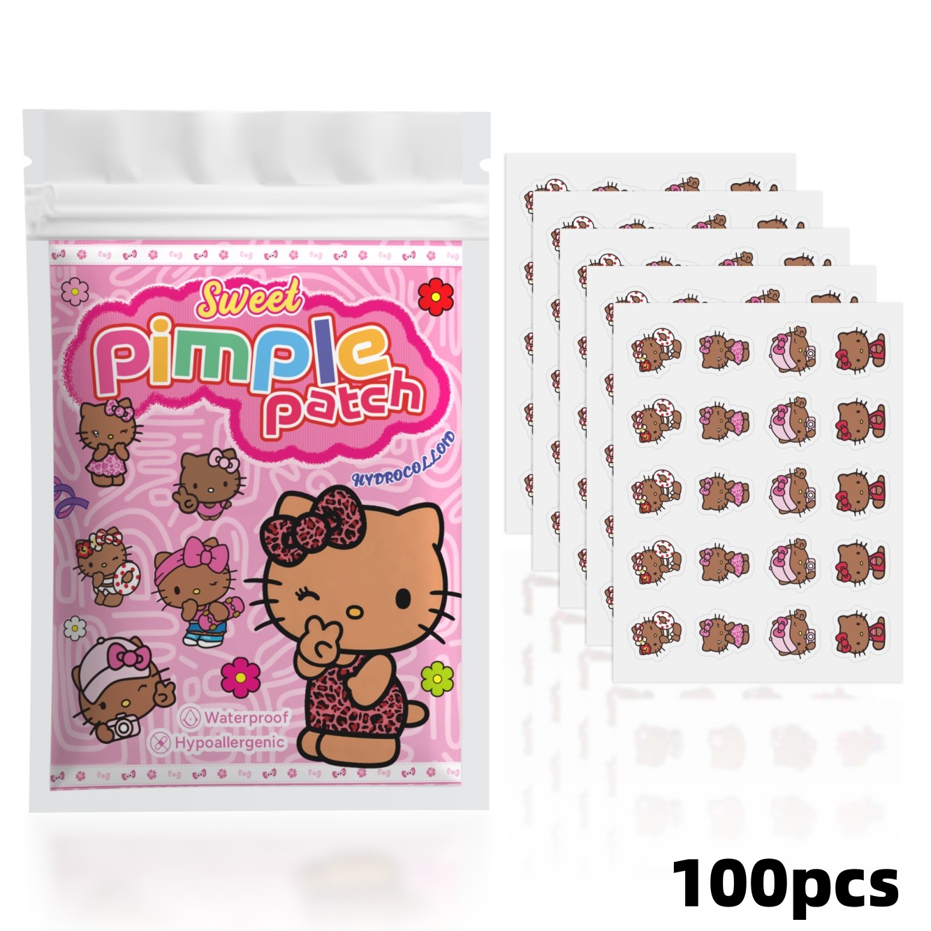 100PCS hello kitty Acne patche - đánh giá và giá Skincare Moisturizer