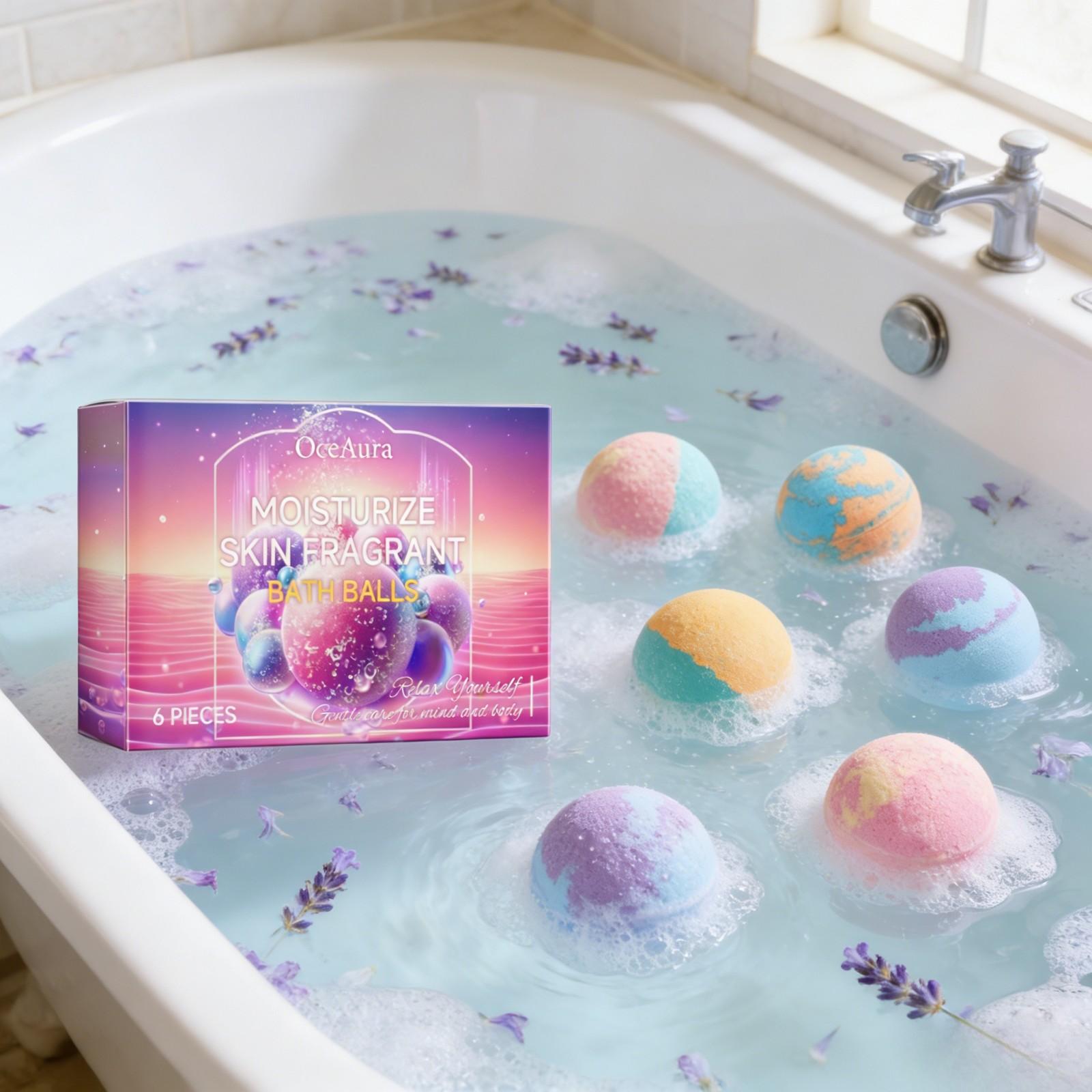 OceAura Bath Bubble Balls Soft - đánh giá và giá Skincare Natur E