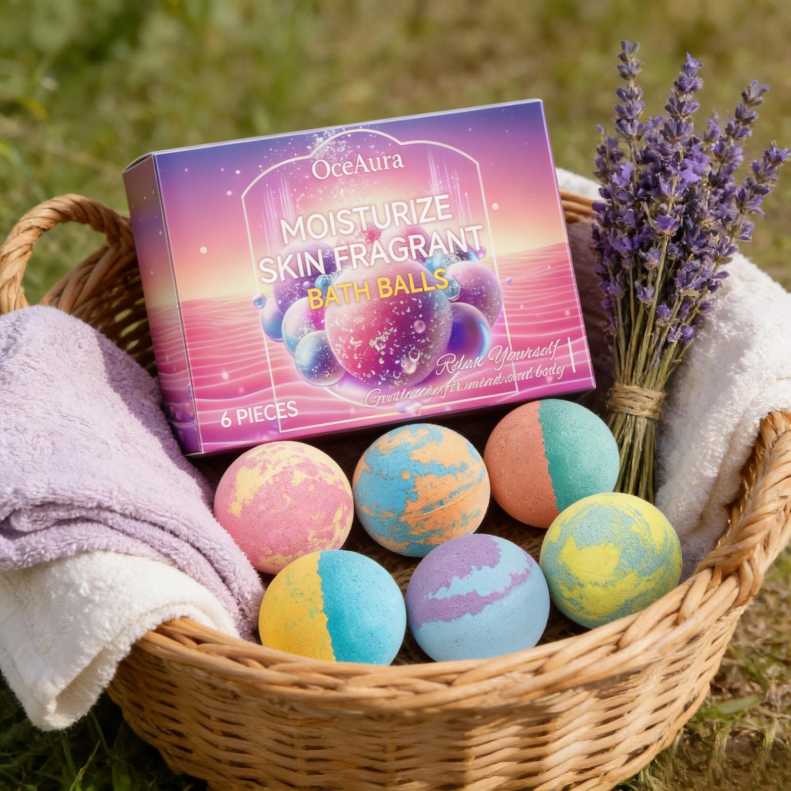 OceAura Bath Bubble Balls Soft - đánh giá và giá Skincare Natur E