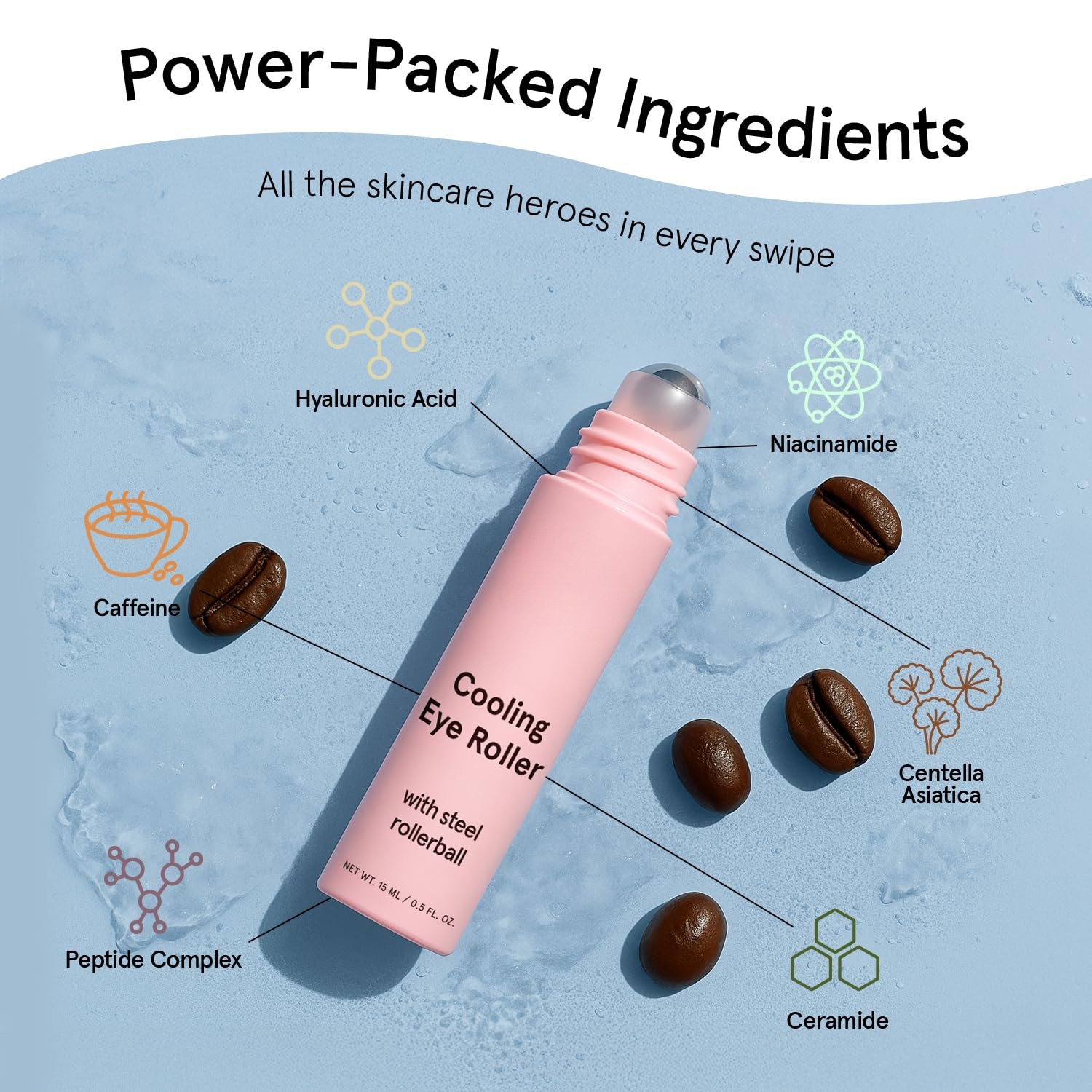 Eye Serum Oil Under Eye Bright - đánh giá và giá Caffeine Eye Serum