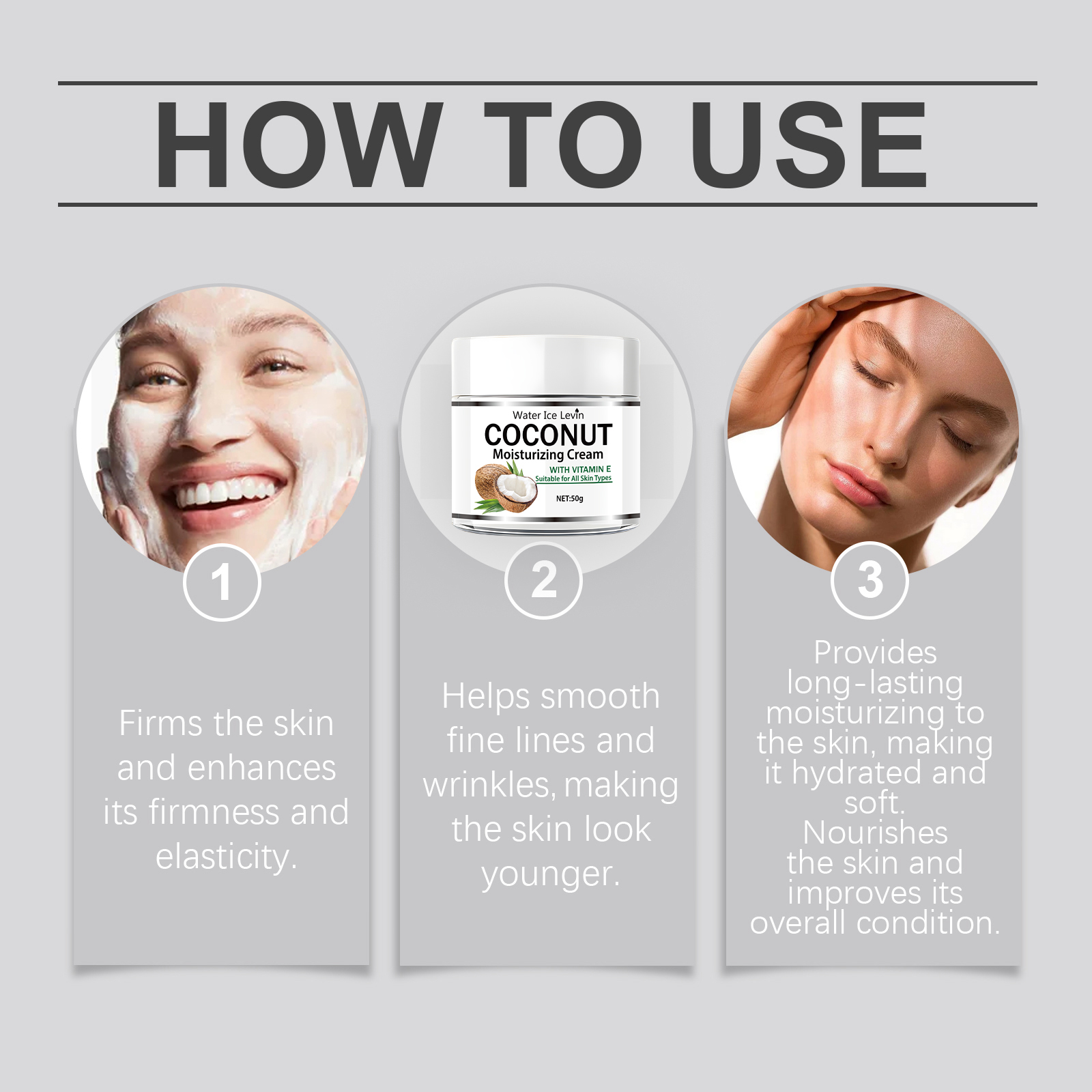 50g Coconut Oil Moisturizing C - đánh giá và giá Retinol Vitamin A Cream