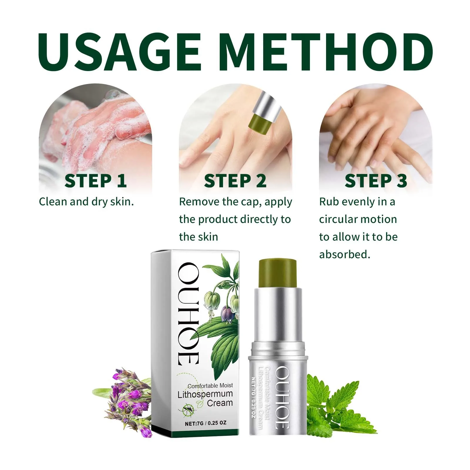 OUHOE Purple Grass Herbal Mosq - đánh giá và giá Skincare Natur E