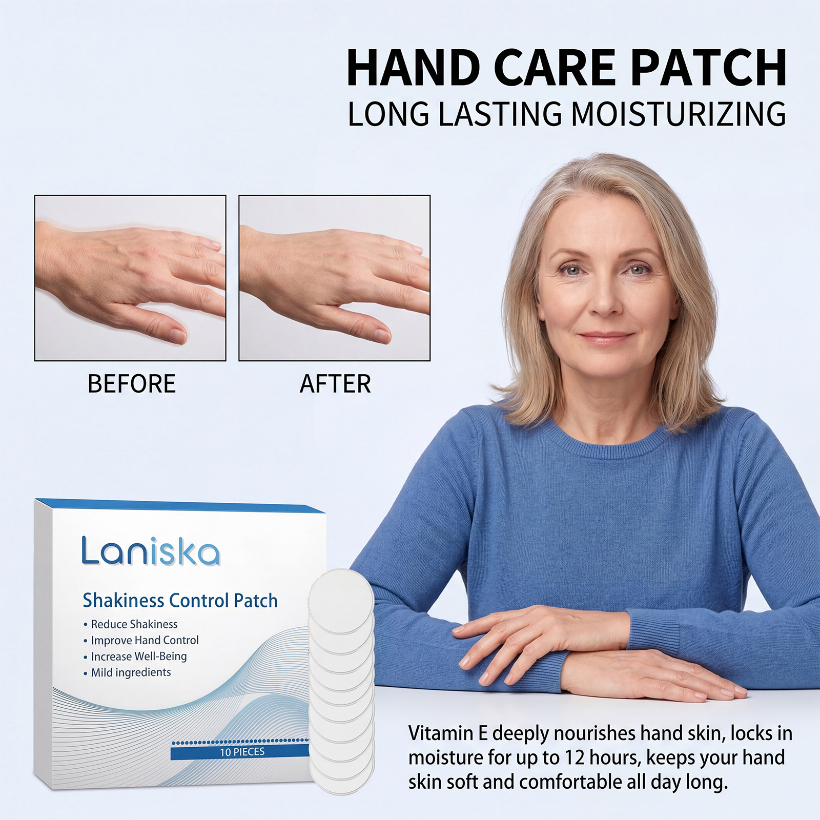 Hand Care Patch Natural Gentle - đánh giá và giá Skincare Natur E