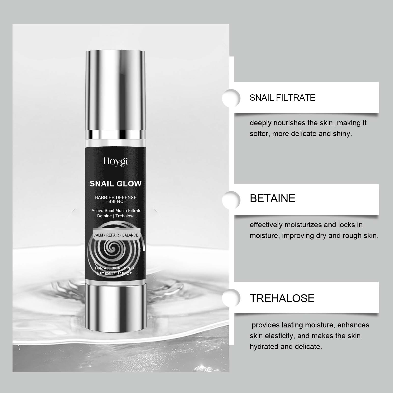Snail Mucin Skincare Set Colla - đánh giá và giá Snail Mucin Essence