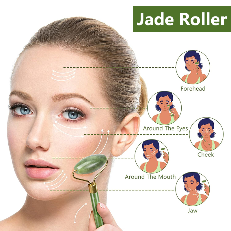 Natural Jade Roller Face Gua S - đánh giá và giá Skincare Natur E