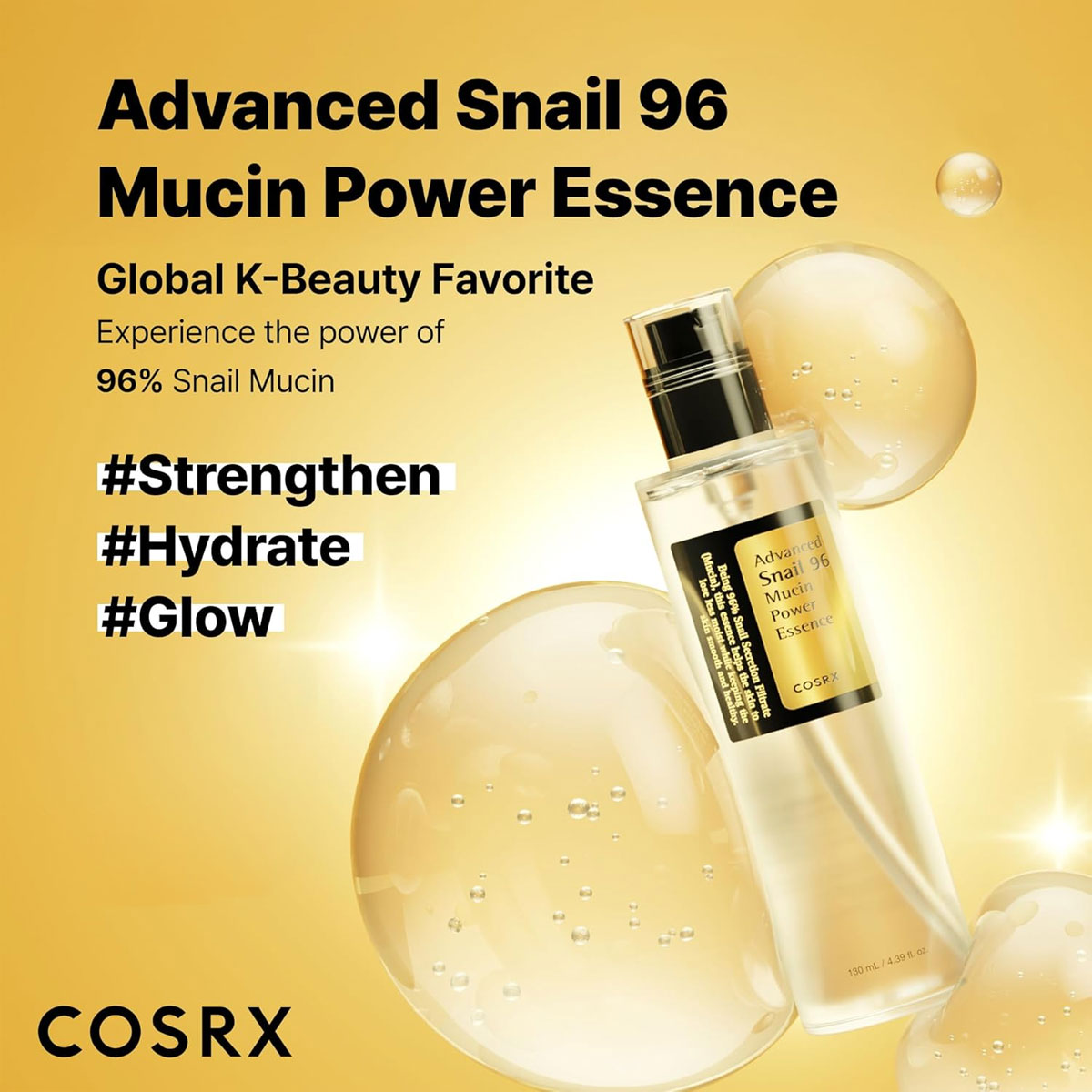 COSRX Snail Mucin 96 Power Rep - đánh giá và giá Snail Mucin Essence