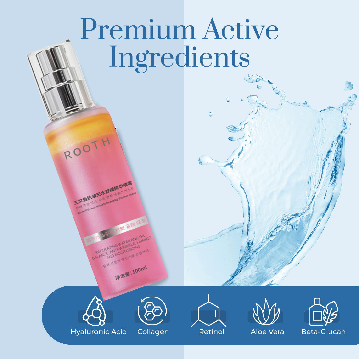 Hyaluronic Acid & Collagen Fac - đánh giá và giá Hyaluronic Acid Serum