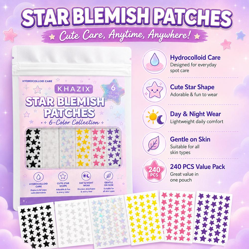 Seven-Color Star Pimple Patche - đánh giá và giá Skincare Moisturizer