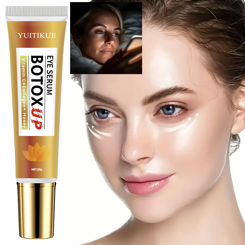 YUITIKUE Vitamin C & Collagen  - đánh giá và giá Caffeine Eye Serum