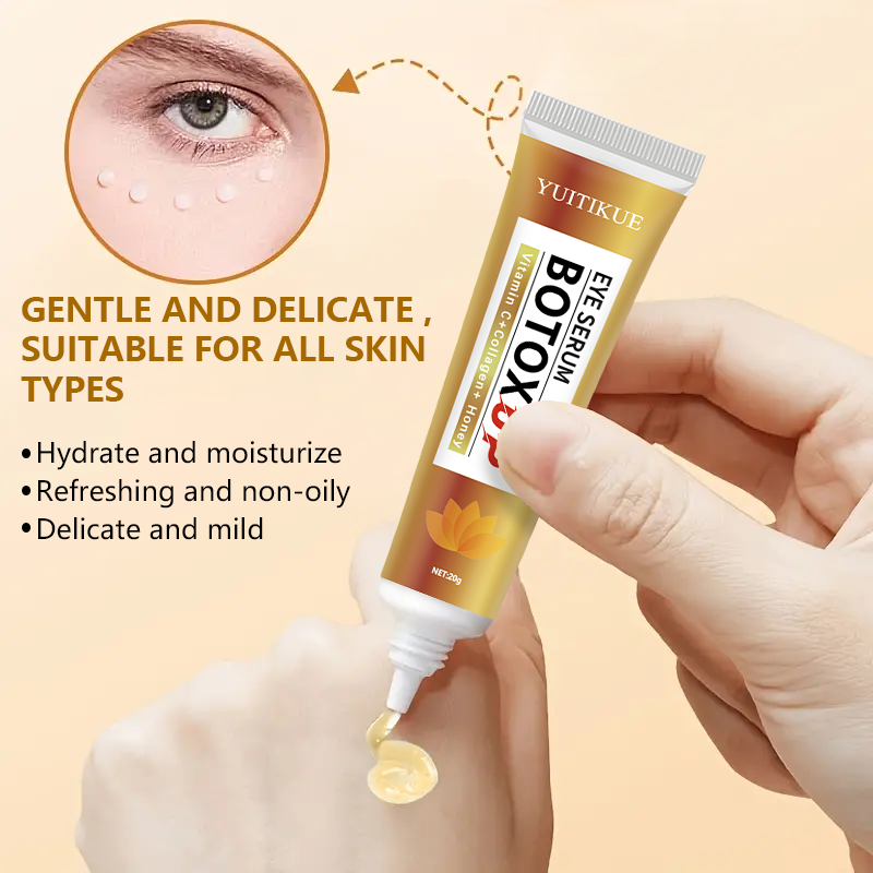 YUITIKUE Vitamin C & Collagen  - đánh giá và giá Caffeine Eye Serum