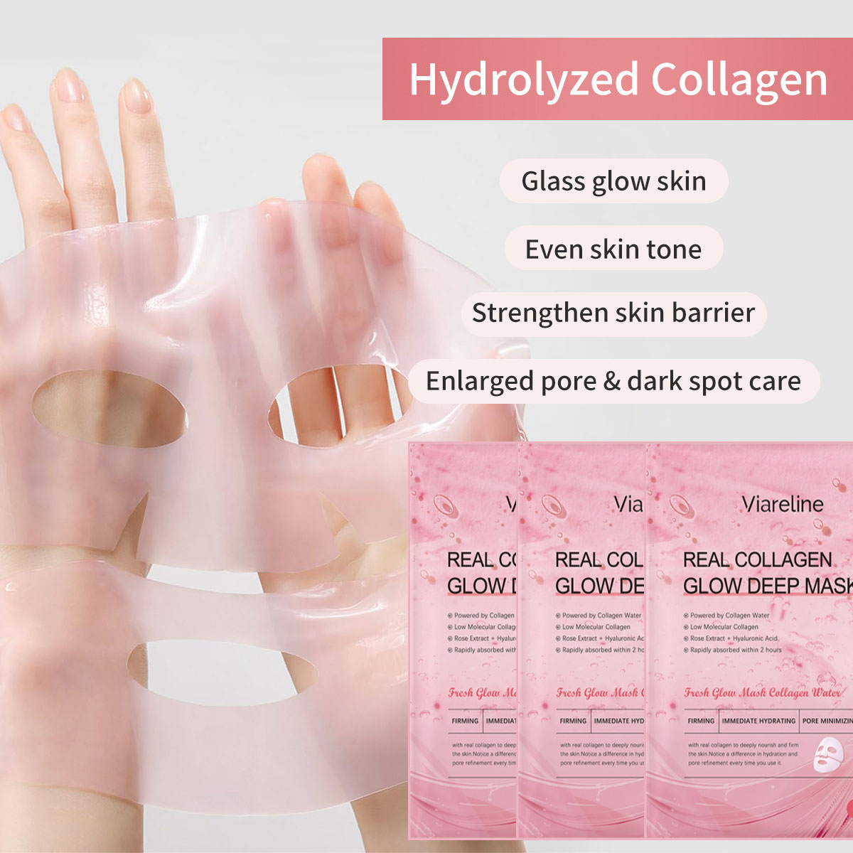 Overnight Collagen Mask Salmon - đánh giá và giá Collagen Sheet Mask