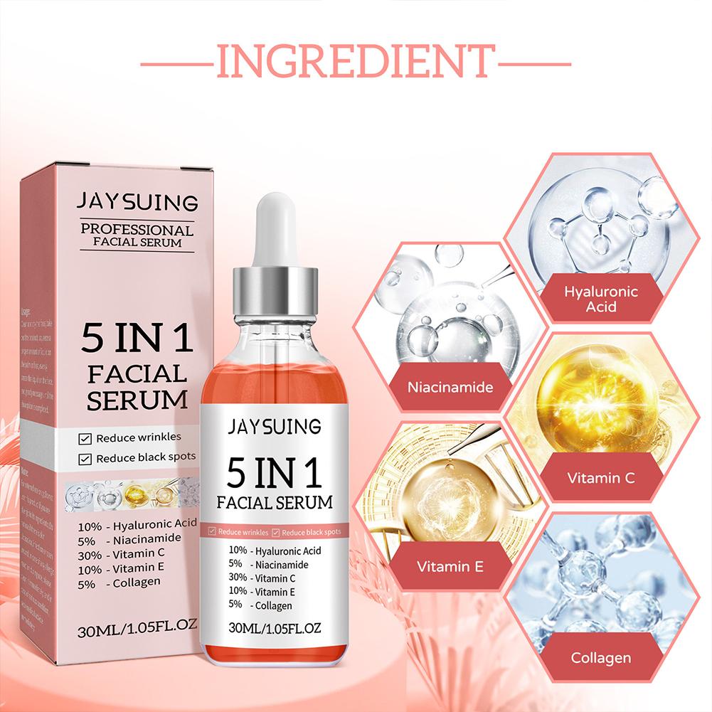 5 In 1 Face Serum Vitamin C Mo - đánh giá và giá Hyaluronic Acid Serum
