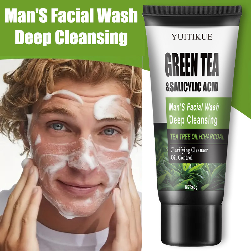 YUITIKUE Men's Facial Wash 60g - đánh giá và giá Salicylic Acid Cleanser