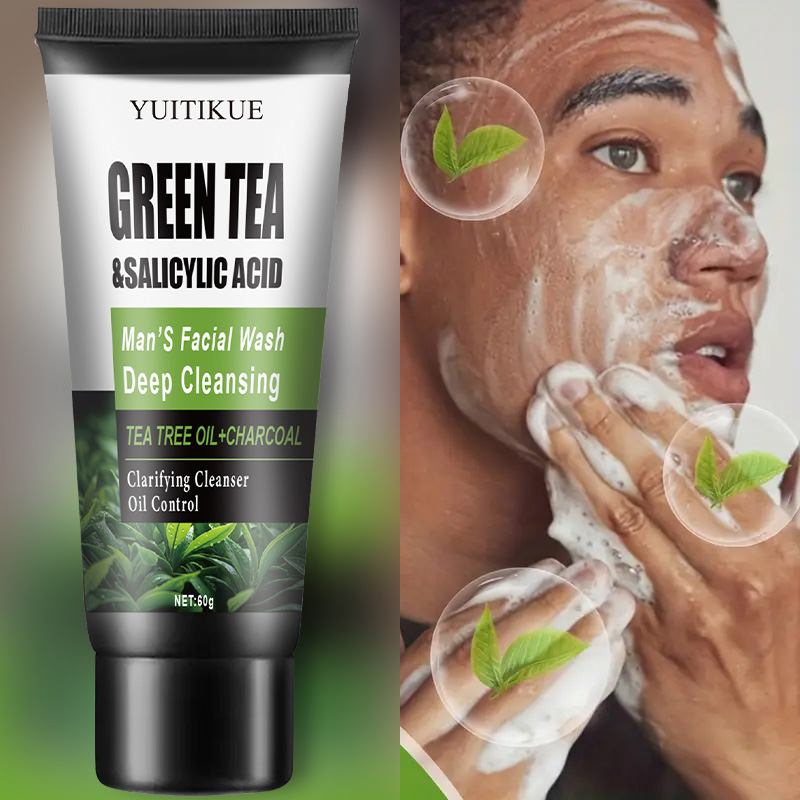 YUITIKUE Men's Facial Wash 60g - đánh giá và giá Salicylic Acid Cleanser