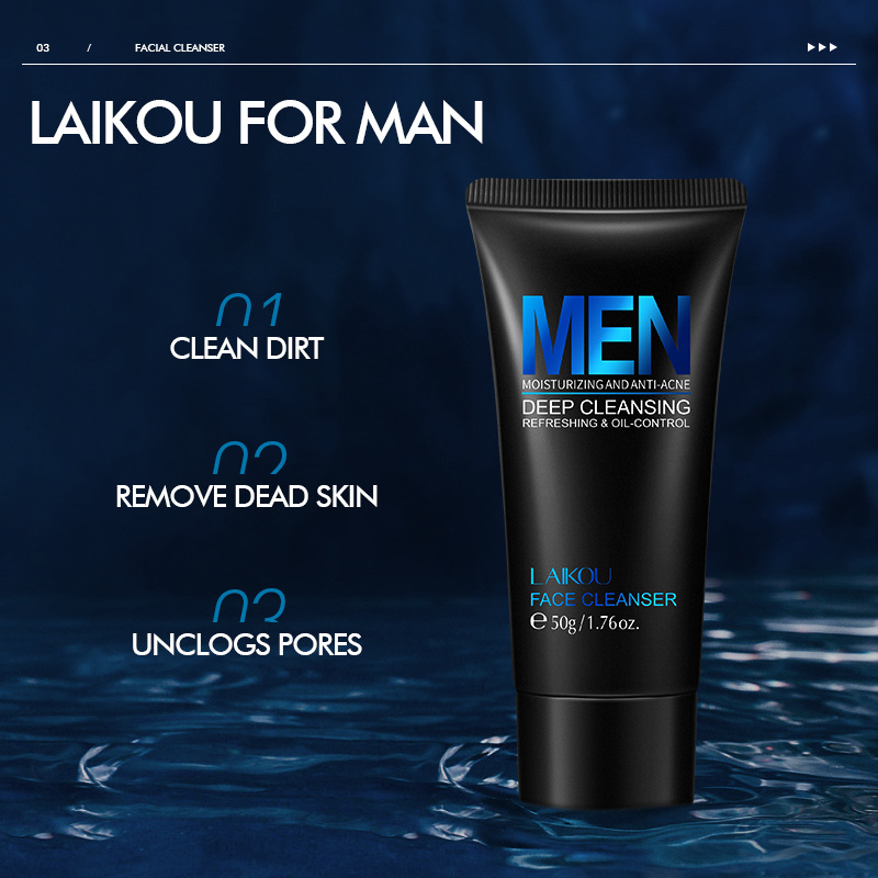 LAIKOU Nam Mặt Mặt Giặt Dưỡng  - đánh giá và giá Salicylic Acid Cleanser