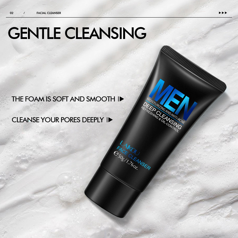 LAIKOU Nam Mặt Mặt Giặt Dưỡng  - đánh giá và giá Salicylic Acid Cleanser
