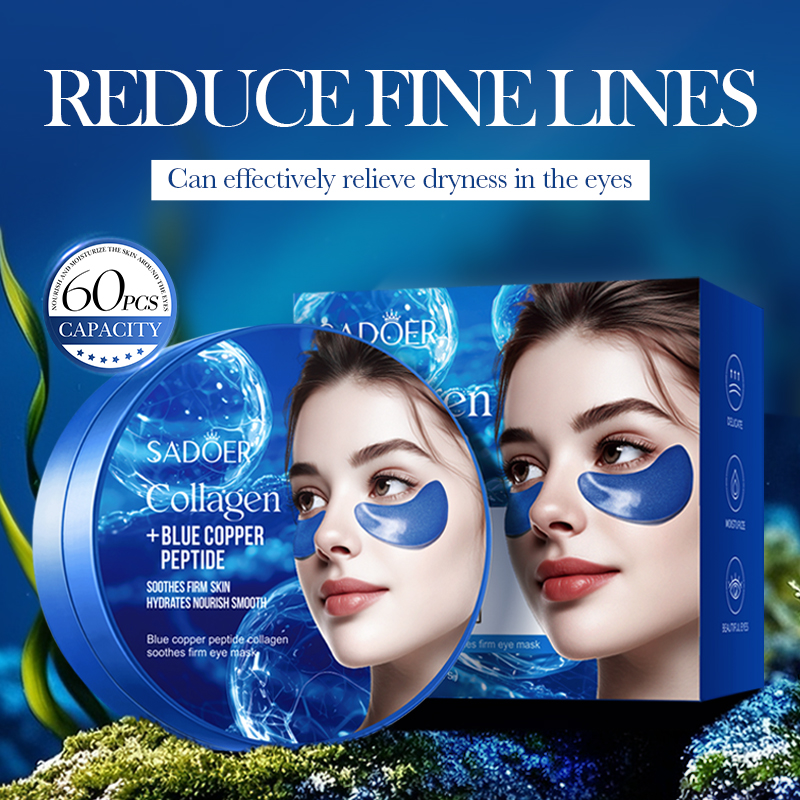 60pcs SADOER Caffeine Crystal  - đánh giá và giá Collagen Sheet Mask