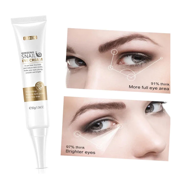 30g Ginseng Snail Eye Cream Pe - đánh giá và giá Caffeine Eye Serum