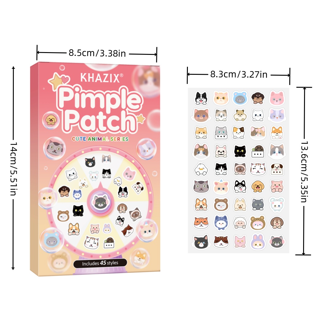45pcs Cartoon acne patch, cute - đánh giá và giá Skincare Moisturizer