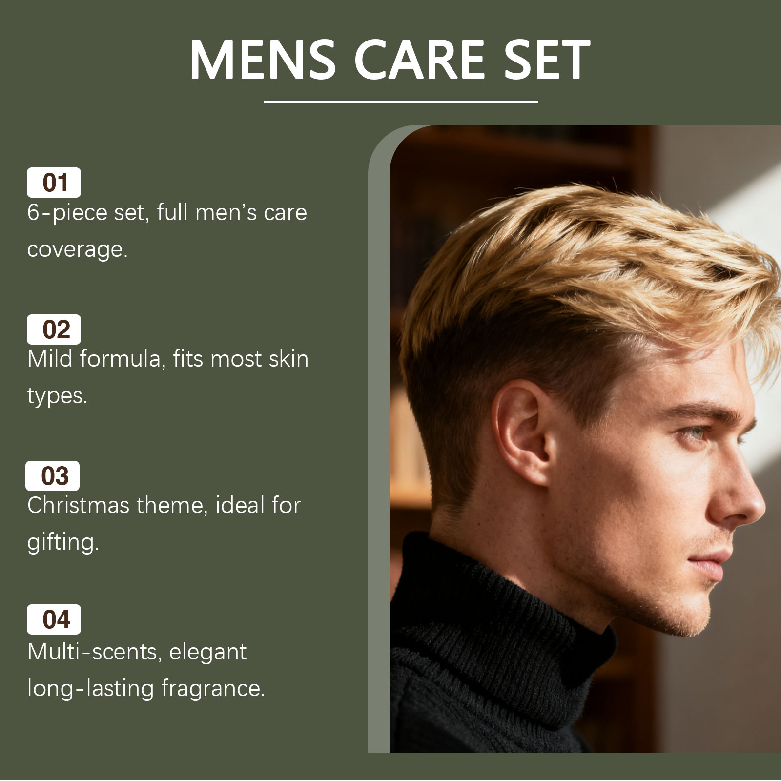 Men's Personal Care Set Beard  - đánh giá và giá Skincare Natur E