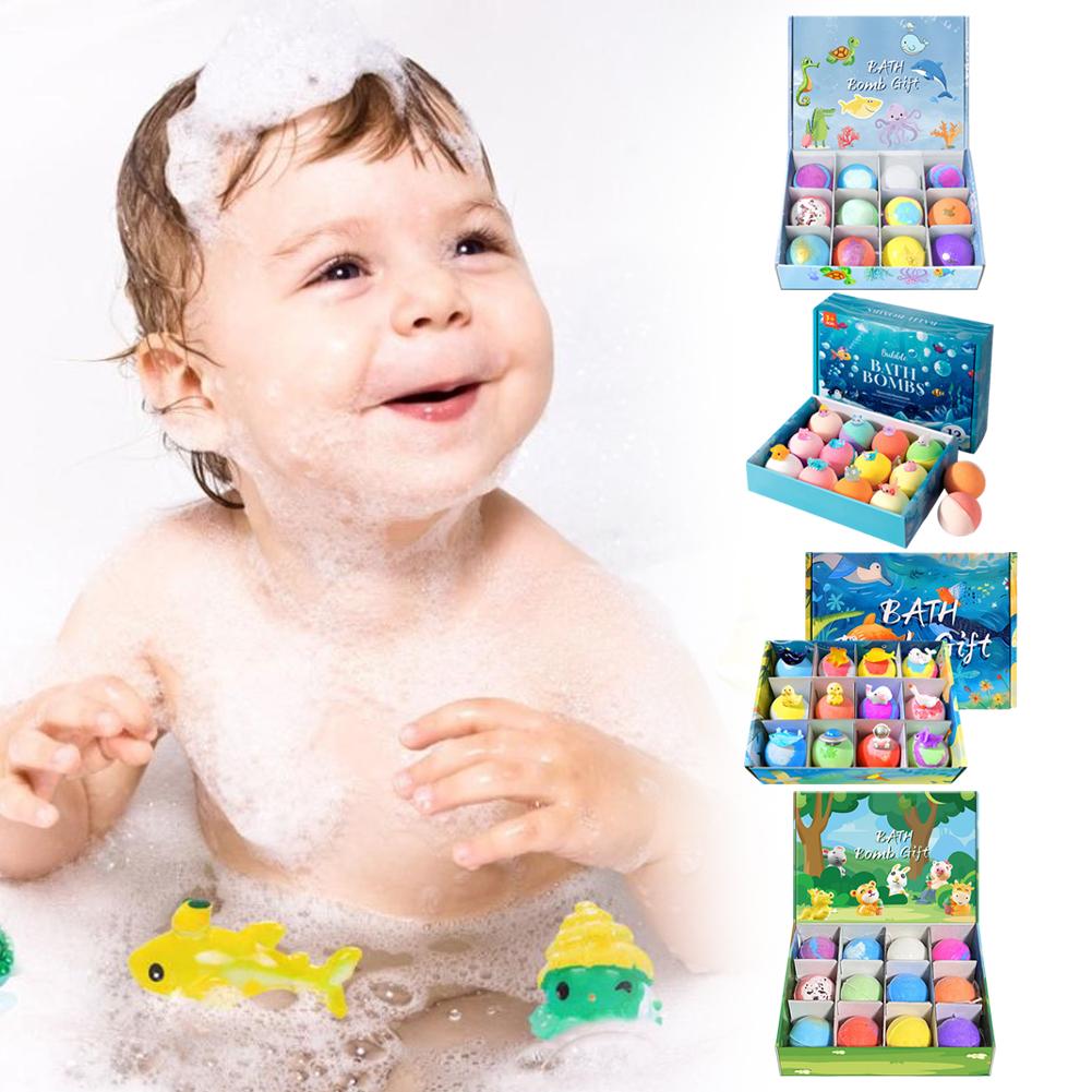 12Pcs Natural Kids Bath Bombs  - đánh giá và giá Skincare Natur E