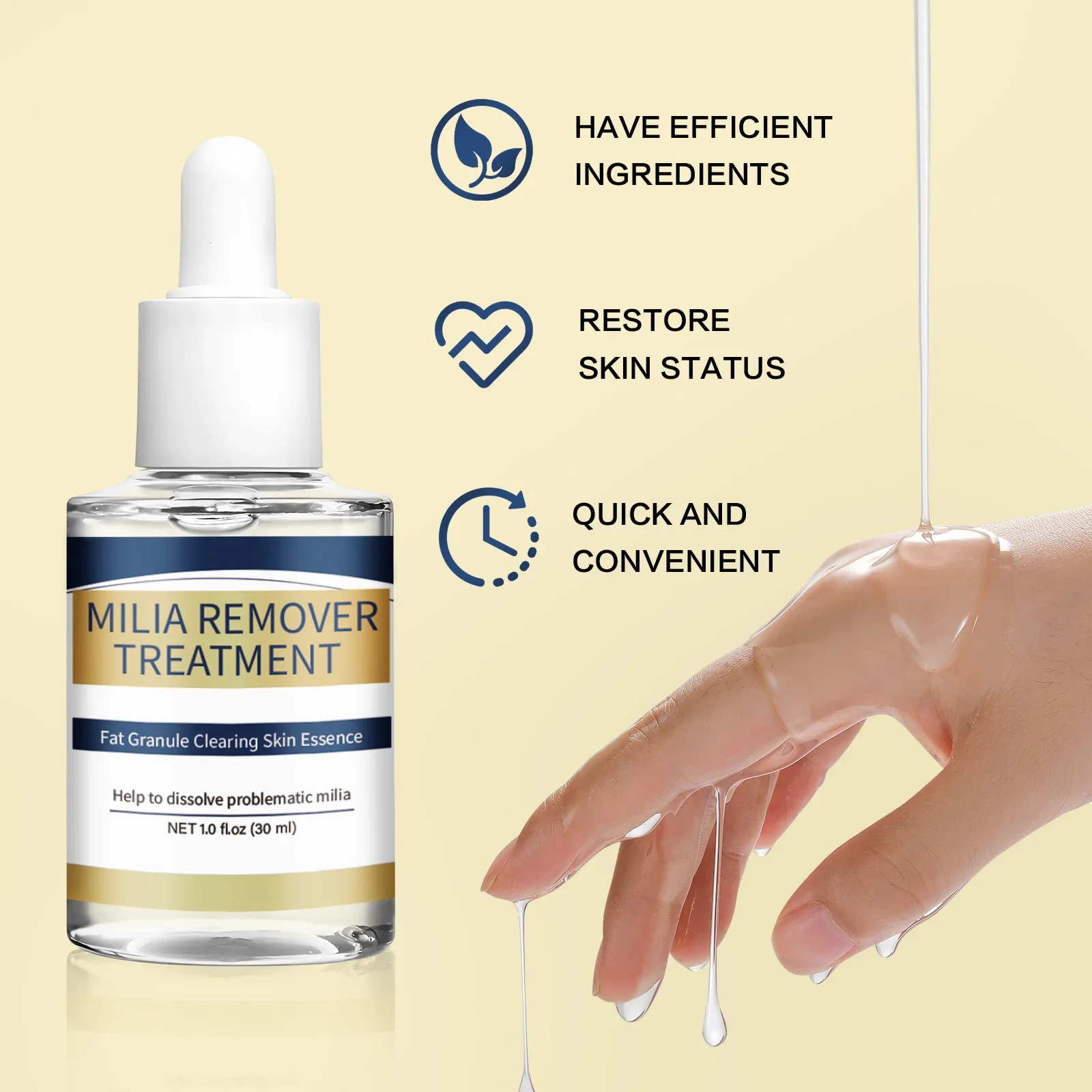 Milia Remover Essence Treatmen - đánh giá và giá Hyaluronic Acid Serum