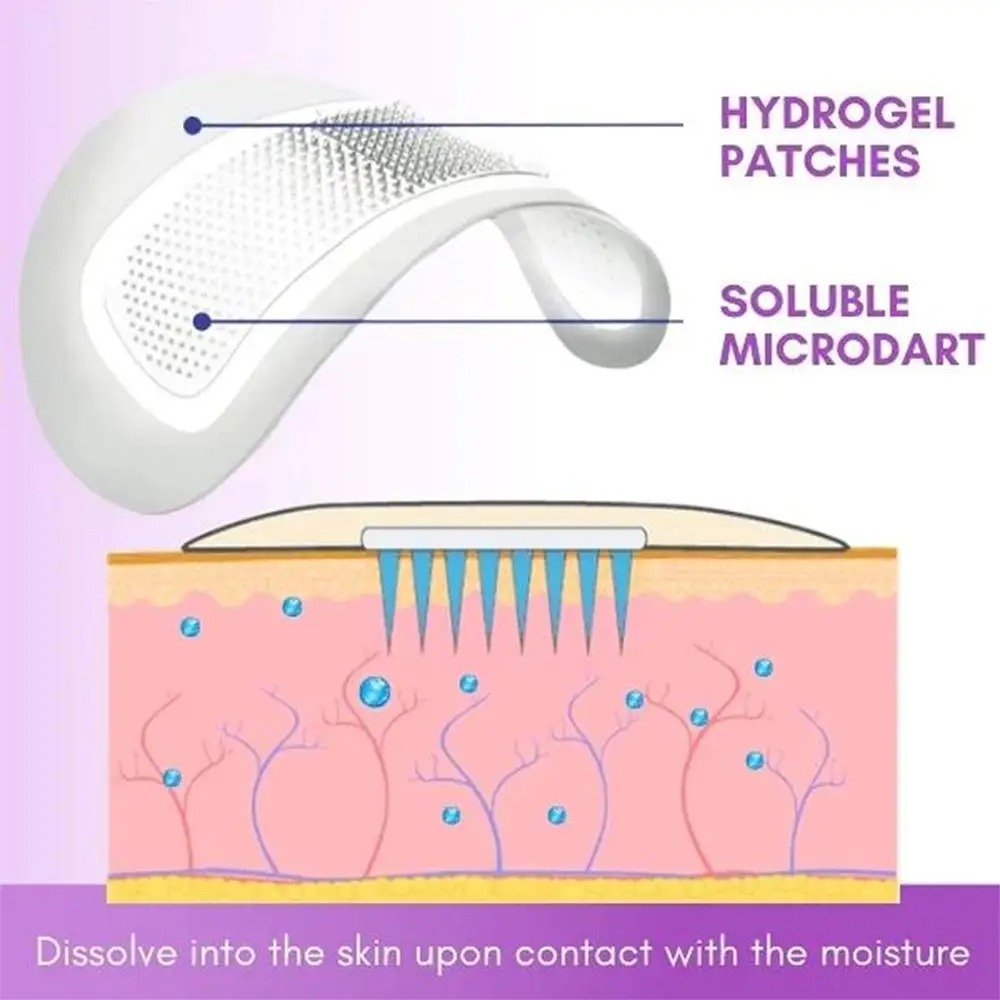 1 Pair Micro-needle Eye Patch  - đánh giá và giá Collagen Sheet Mask