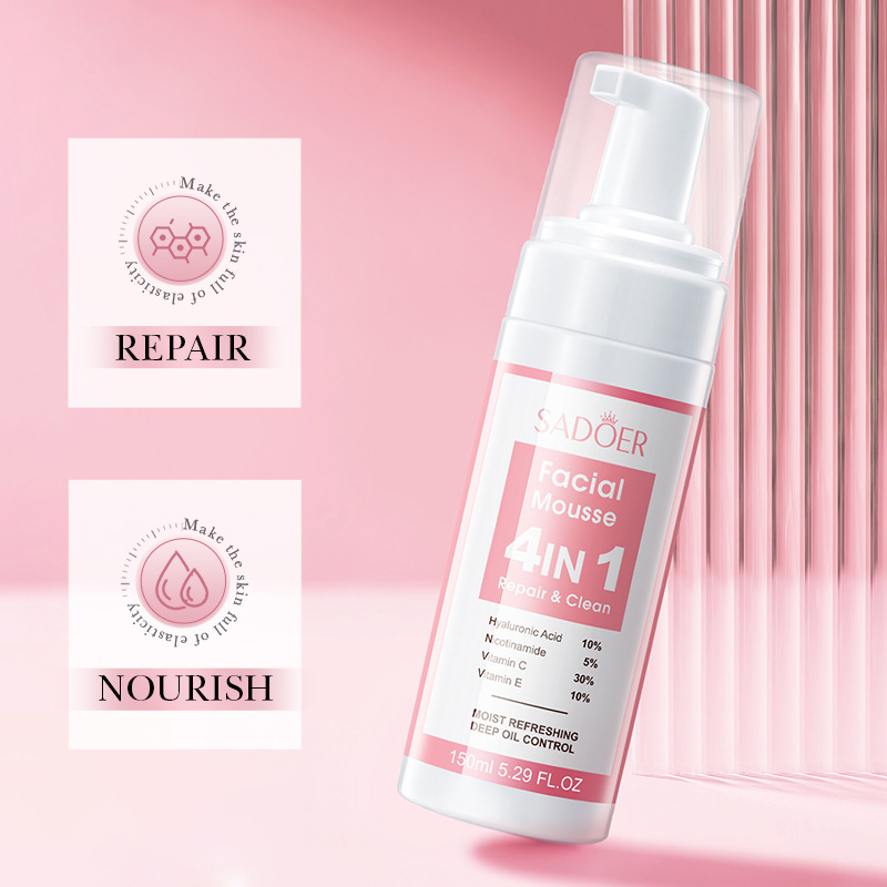 SADOER 4 in 1 Facial Mousse Fa - đánh giá và giá Salicylic Acid Cleanser