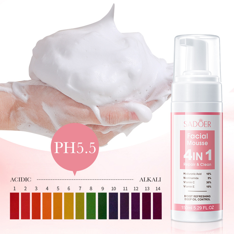 SADOER 4 in 1 Facial Mousse Fa - đánh giá và giá Salicylic Acid Cleanser